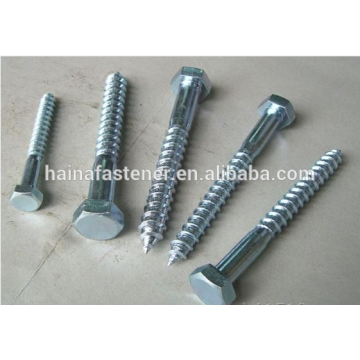 zinc plated carbon steel lag bolt,lag screw